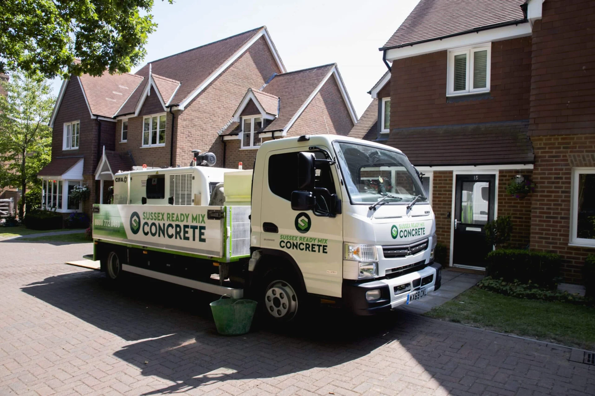Sussex Ready Mix Concrete truck