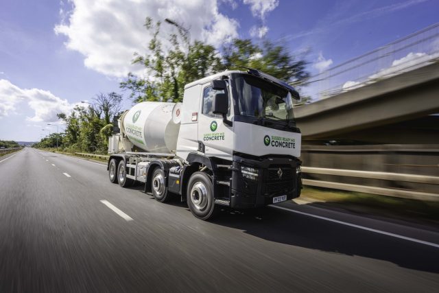 Sussex Ready Mix Concrete truck out for a screed delivery