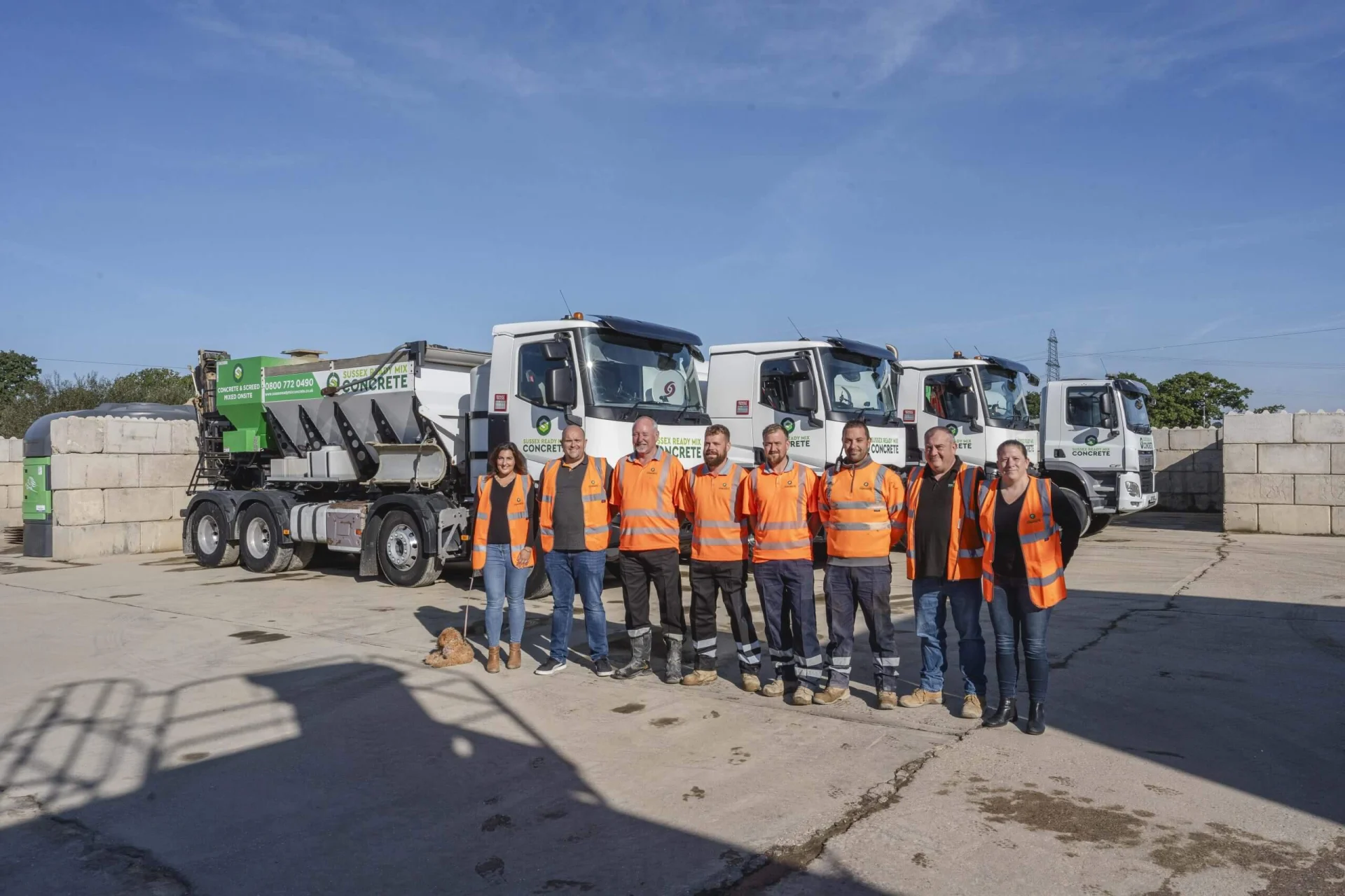 Sussex Ready Mix Concrete supplier Sussex Ready Mix concrete team